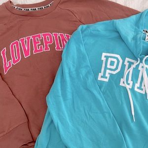 PINK Sweatshirt Set